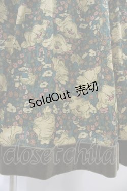 画像5: Jane Marple Dans Le Salon / CLEMENTINA DAISYペザントドレス  モスグリーン H-25-10-22-018-JM-OP-KB-ZH