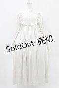 Sheglit / いばら姫フリルワンピース  生成 H-25-10-22-019-EL-OP-KB-ZH