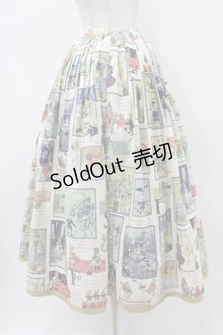 画像3: Jane Marple / The Wizard of Ozタックプリーツスカート  アイボリー H-25-10-22-021-JM-SK-KB-ZH