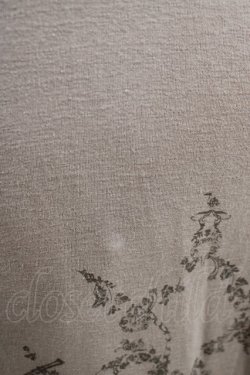 画像5: Ozz conte / 裾プリントZIPパーカー  グレージュ H-25-10-23-1031-OO-TO-KB-ZH