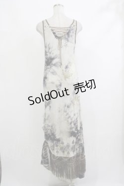 画像3: Ozz Croce / フリンジロングノースリーブワンピース  カーキ H-25-10-23-1032-OO-OP-KB-ZH