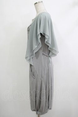 画像2: Rozen Kavalier / プリント刺繍カットソーワンピース  グレー H-25-10-23-1033-OO-OP-KB-ZH
