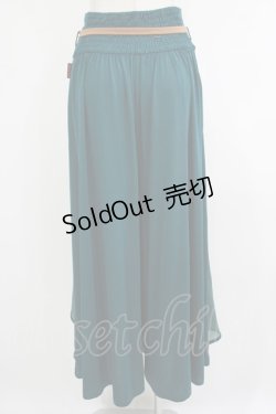 画像3: Ozz oneste / 和チャイナワイドパンツ  グリーン H-25-10-23-1035-OO-PA-KB-ZH