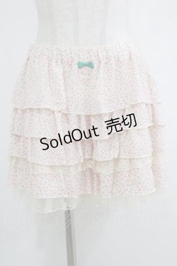 画像1: Emily Temple cute / フラワーフリルキュロットパンツ  ピンク H-25-10-23-1037-ET-PA-KB-ZH