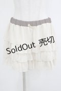 Emily Temple cute / フリルキュロットパンツ  ベージュ H-25-10-23-1038-ET-PA-KB-ZH