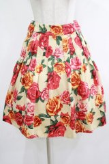 Jane Marple Dans Le Salon / ローズウールタックスカート  アイボリー H-25-10-23-1004-JM-SK-KB-ZH