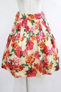 Jane Marple Dans Le Salon / ローズウールタックスカート  アイボリー H-25-10-23-1004-JM-SK-KB-ZH