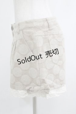 画像2: Emily Temple cute / ドットジャガードウールパンツ  ベージュ H-25-10-23-1041-ET-PA-KB-ZH