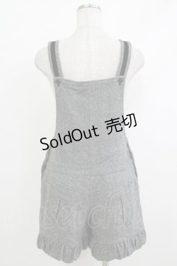 画像3: Emily Temple cute / フリルウールサロペットパンツ  グレー H-25-10-23-1042-ET-PA-KB-ZH