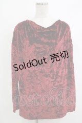 Deorart / ベロアカットソー M ワイン H-25-10-23-1049-PU-TO-KB-ZH