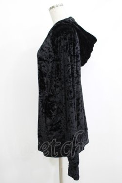 画像2: Deorart / 猫耳フード付きベロアZIPパーカー M 黒 H-25-10-23-1050-PU-TO-KB-ZH
