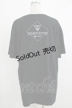 画像3: SEX POT ReVeNGe / プリント半袖カットソー  黒 H-25-10-23-1051-SP-TO-KB-ZH
