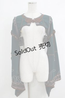 画像1: Ozz oneste / 着物ボレロ  グリーン H-25-10-23-1052-OO-TO-KB-ZH