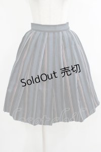 Jane Marple Dans Le Salon / レジメンタルタックスカート  グレー H-25-10-23-1006-JM-SK-KB-ZH