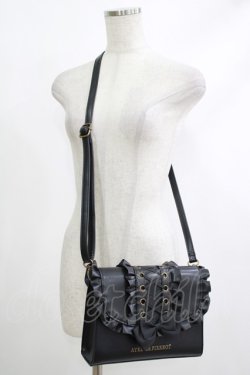 画像1: ATELIER PIERROT / Enchanted Corset Bag  ブラック H-25-10-23-1057-EL-BG-KB-ZH