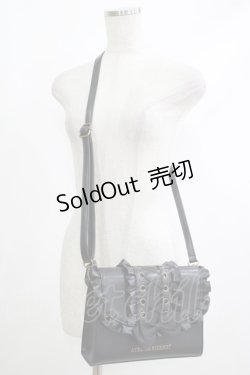 画像1: ATELIER PIERROT / Enchanted Corset Bag  ブラック H-25-10-23-1057-EL-BG-KB-ZH