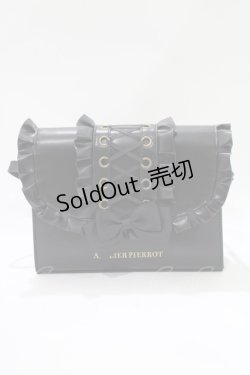 画像2: ATELIER PIERROT / Enchanted Corset Bag  ブラック H-25-10-23-1057-EL-BG-KB-ZH
