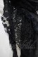 画像2: OZZ ANGELO / ストール  黒 H-25-10-23-1061-OO-ZA-KB-ZH (2)