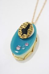 Q-pot. / アリスのプチケーキネックレス  ブルー H-25-10-23-1062-QP-AC-KB-ZH