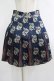 画像1: Jane Marple Dans Le Salon / ローズジャガードタックスカート  ネイビー H-25-10-23-1007-JM-SK-KB-ZH (1)