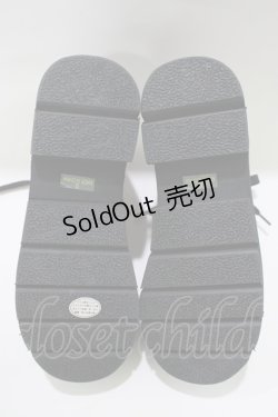 画像4: YOSUKE / 厚底レースアップブーツ S レッド H-25-10-23-1069-PU-SH-KB-ZH