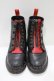 画像1: Dr.Martens （Getta Grip） / YOTR 8 EYE BOOT UK3(約22cm) ブラック×ポピーレッド H-25-10-23-1070-PU-SH-KB-ZH (1)