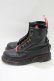 画像2: Dr.Martens （Getta Grip） / YOTR 8 EYE BOOT UK3(約22cm) ブラック×ポピーレッド H-25-10-23-1070-PU-SH-KB-ZH (2)
