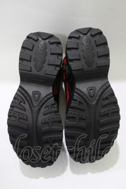 画像4: YOSUKE / 厚底レースアップブーツ S ブラックストロベリー H-25-10-23-1073-PU-SH-KB-ZH