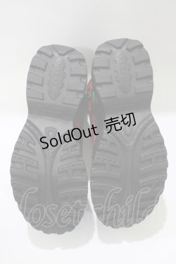 画像4: YOSUKE / 厚底レースアップブーツ S ブラックストロベリー H-25-10-23-1073-PU-SH-KB-ZH