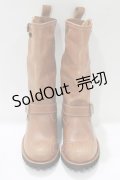 YOSUKE / ミドル丈エンジニアブーツ 22.5cm ブラウン H-25-10-23-1075-PU-SH-KB-ZH