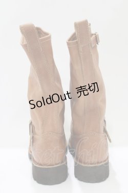 画像3: YOSUKE / ミドル丈エンジニアブーツ 22.5cm ブラウン H-25-10-23-1075-PU-SH-KB-ZH