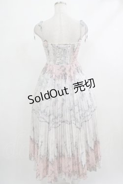 画像3: OZZ ANGELO / プリーツロングキャミワンピース  オフグレー H-25-10-23-1002-OO-OP-KB-ZH