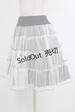 画像2: MILK / チュチュスカート  黒×白 H-25-10-23-1018-ML-SK-KB-ZH