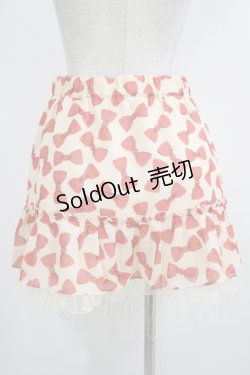 画像3: Emily Temple cute / ジョーゼットリボンスカート  アイボリー×レッドリボン H-25-10-23-1020-ET-SK-KB-ZH