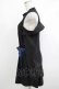 画像2: NieR Clothing / レイヤード風オフショルトップス  黒×青 H-25-10-23-1022-PU-TO-KB-ZH (2)