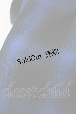 画像4: NieR Clothing / レイヤード風オフショルトップス  黒×青 H-25-10-23-1022-PU-TO-KB-ZH