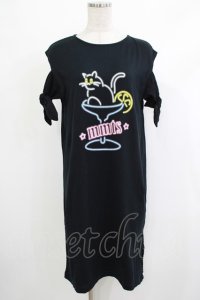 mmts / ネオンワンピース  ブラック H-25-10-23-1023-PU-OP-KB-ZH