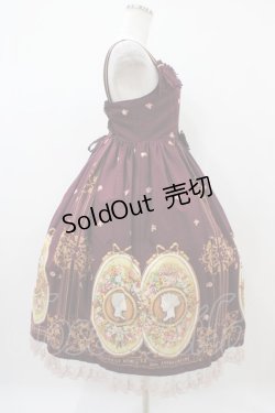 画像3: Innocent World / 花の女神フローラハイウエストジャンパースカート M ボルドー H-25-10-24-1033-IW-OP-NS-ZH