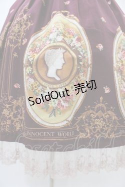 画像5: Innocent World / 花の女神フローラハイウエストジャンパースカート M ボルドー H-25-10-24-1033-IW-OP-NS-ZH