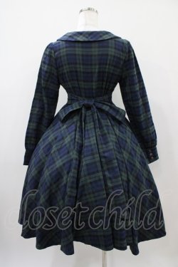 画像2: Favorite / チェックワンピース M ネイビー H-25-10-24-1035-LO-OP-NS-ZH