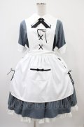Nana Riot（海外ロリータブランド） / Edwardメイド ワンピースセット XL ブルー H-25-10-24-1037-0-OP-NS-ZH
