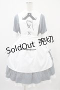 Nana Riot（海外ロリータブランド） / Edwardメイド ワンピースセット XL ブルー H-25-10-24-1037-0-OP-NS-ZH