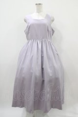 DearMyLoveRose / バックリボンドレスロングジャンスカ 3L ラベンダー H-25-10-24-1044-EL-OP-NS-ZH