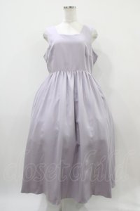 DearMyLoveRose / バックリボンドレスロングジャンスカ 3L ラベンダー H-25-10-24-1044-EL-OP-NS-ZH