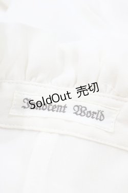 画像5: Innocent World / スタンドカラーリボンブラウス M 生成り H-25-10-24-1055-IW-BL-NS-ZH
