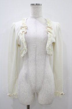 画像1: Innocent World / レイチェルショートボレロ L オフ H-25-10-24-1065-IW-TO-NS-ZH