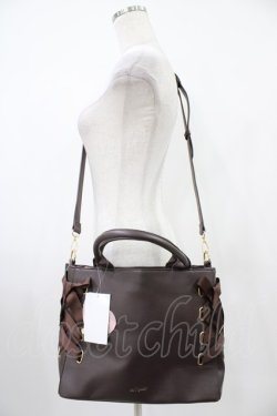 画像1: m petit by misako / AMレースアップ2WAY  ブラウン H-25-10-24-1002-LO-BG-NS-ZH