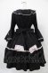 画像2: axes femme kawaii / メアリー姫袖ドレス M ブラック H-25-10-24-1023-AX-OP-NS-ZH (2)