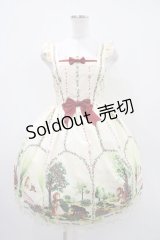 Innocent World / 赤ずきんハイウエストジャンパースカート M 生成り H-25-10-24-1024-IW-OP-NS-ZH