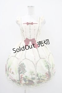 Innocent World / 赤ずきんハイウエストジャンパースカート M 生成り H-25-10-24-1024-IW-OP-NS-ZH